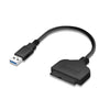 Cable SATA USB 3.0 disco duro 2.5 Y SSD, negro