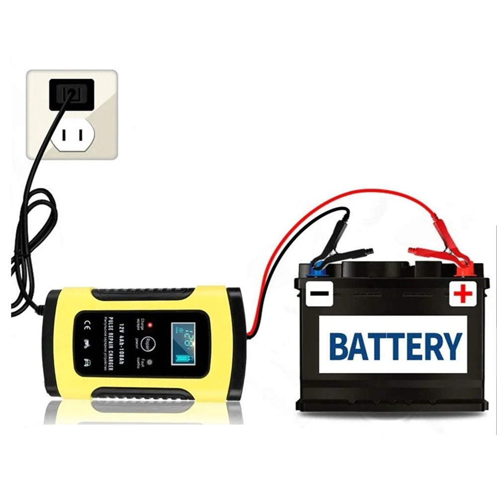Cargador de batería de vehiculos, 12V, modelo zyx-j10
