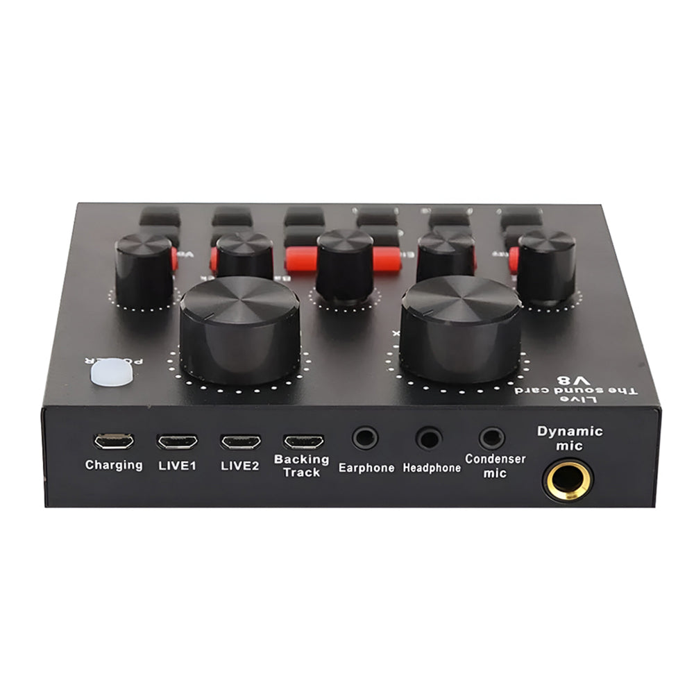 Micrófono condensador BM800+V8, equipo para podcast