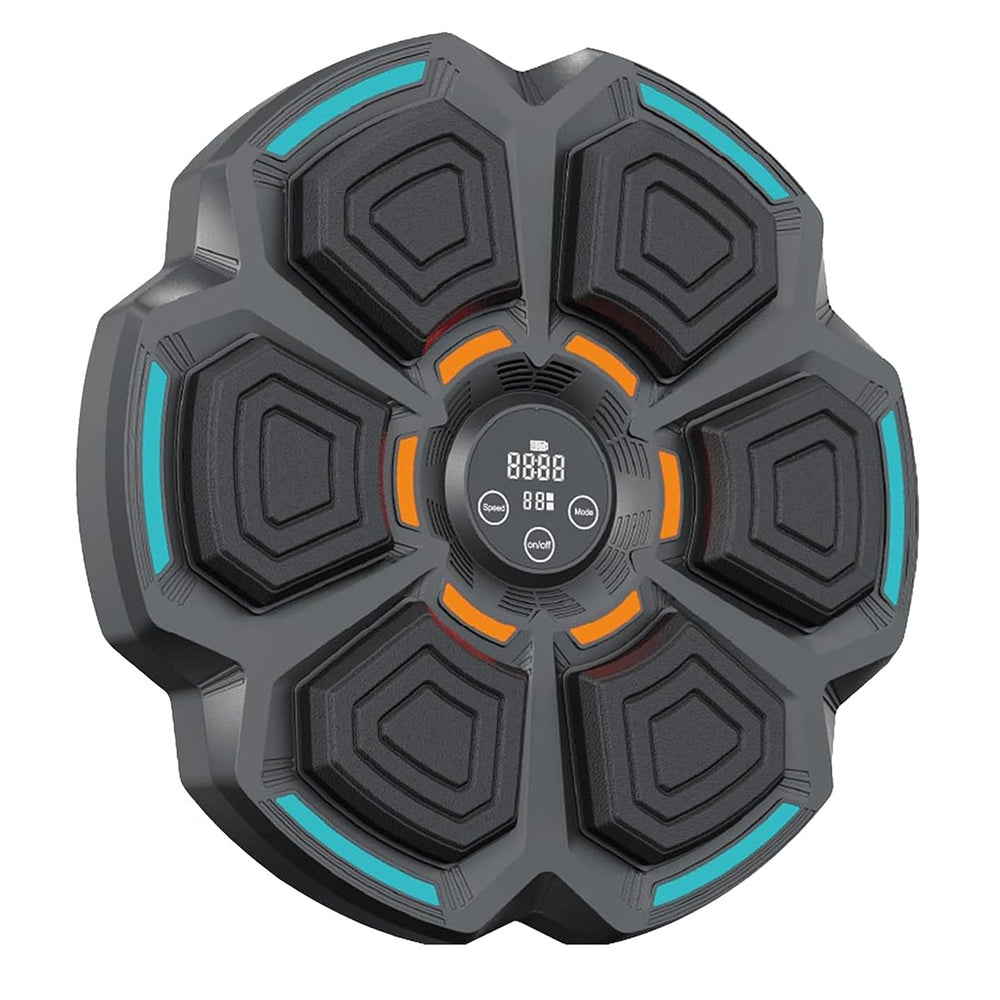 Máquina electrónica de boxeo con música, conexión bluetooth, color negro