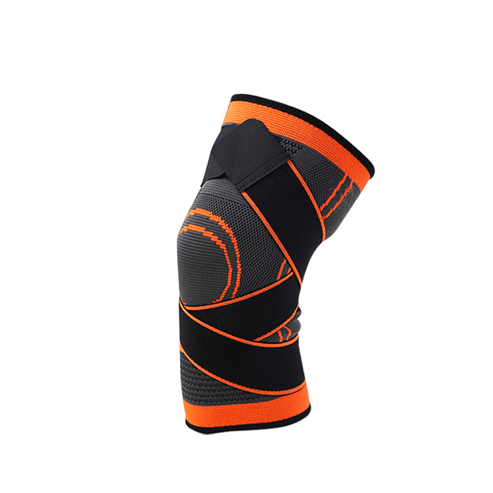 Rodillera elástica y presurizada de compresión para deportes y fitness