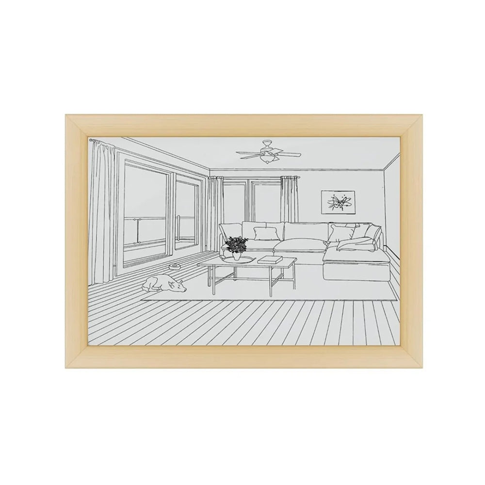 Cuadro de pintura digital de pared con luz LED, con tres iluminaciones, perro tomando el sol