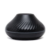 Humidificador estilo volcán LED con humo de 7 colores, color negro