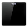 Báscula digital para peso corporal, pantalla LCD, negra