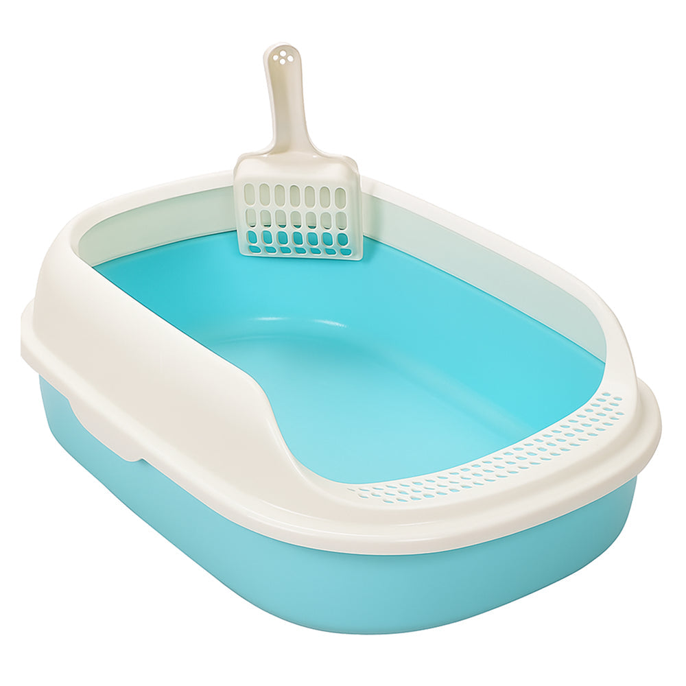 Arenero para gatos de plástico con pala