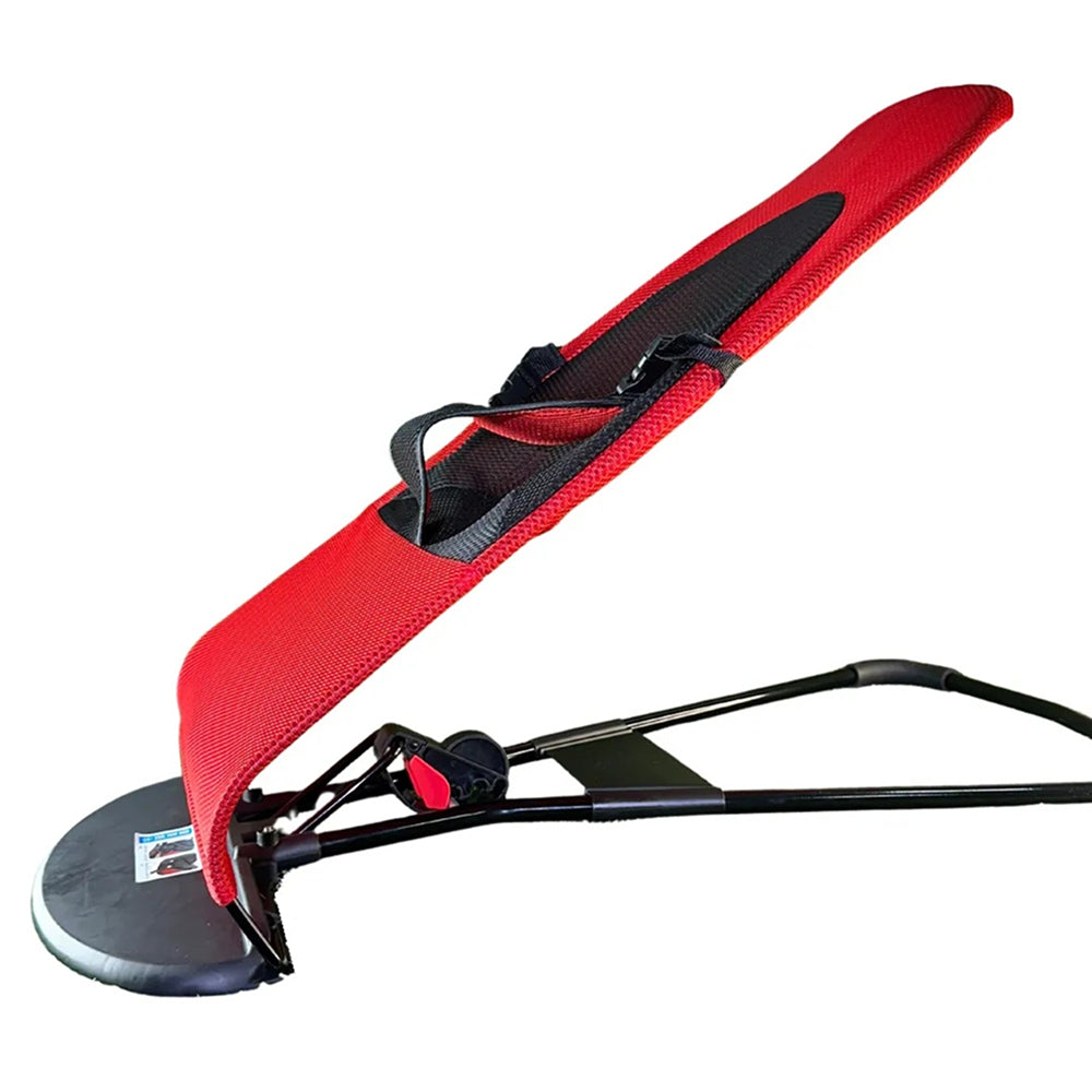 Silla mecedora para mascotas plegable con ajuste de altura, color rojo