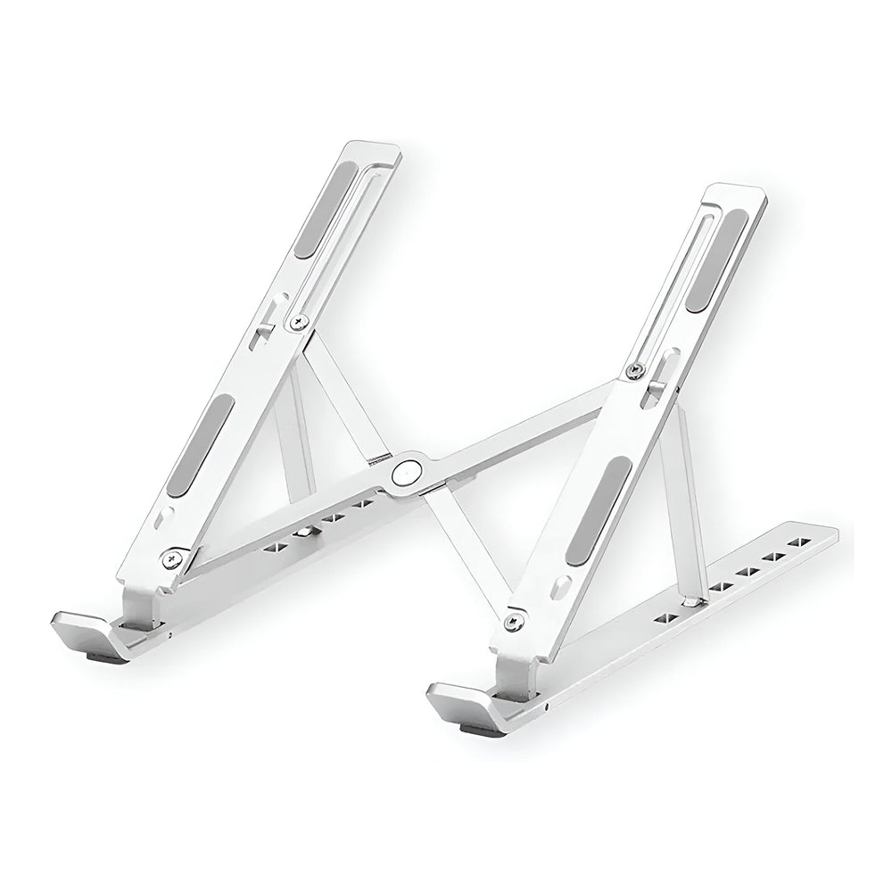 Soporte ergonómico plegable para laptop, elevador portátil de altura ajustable de aleación de aluminio