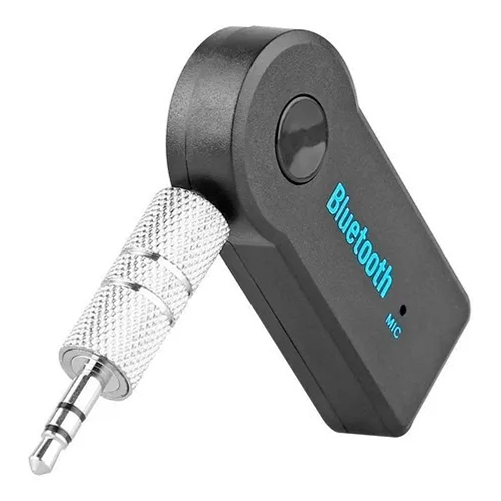 Adaptador receptor de audio bluetooth para carro, negro
