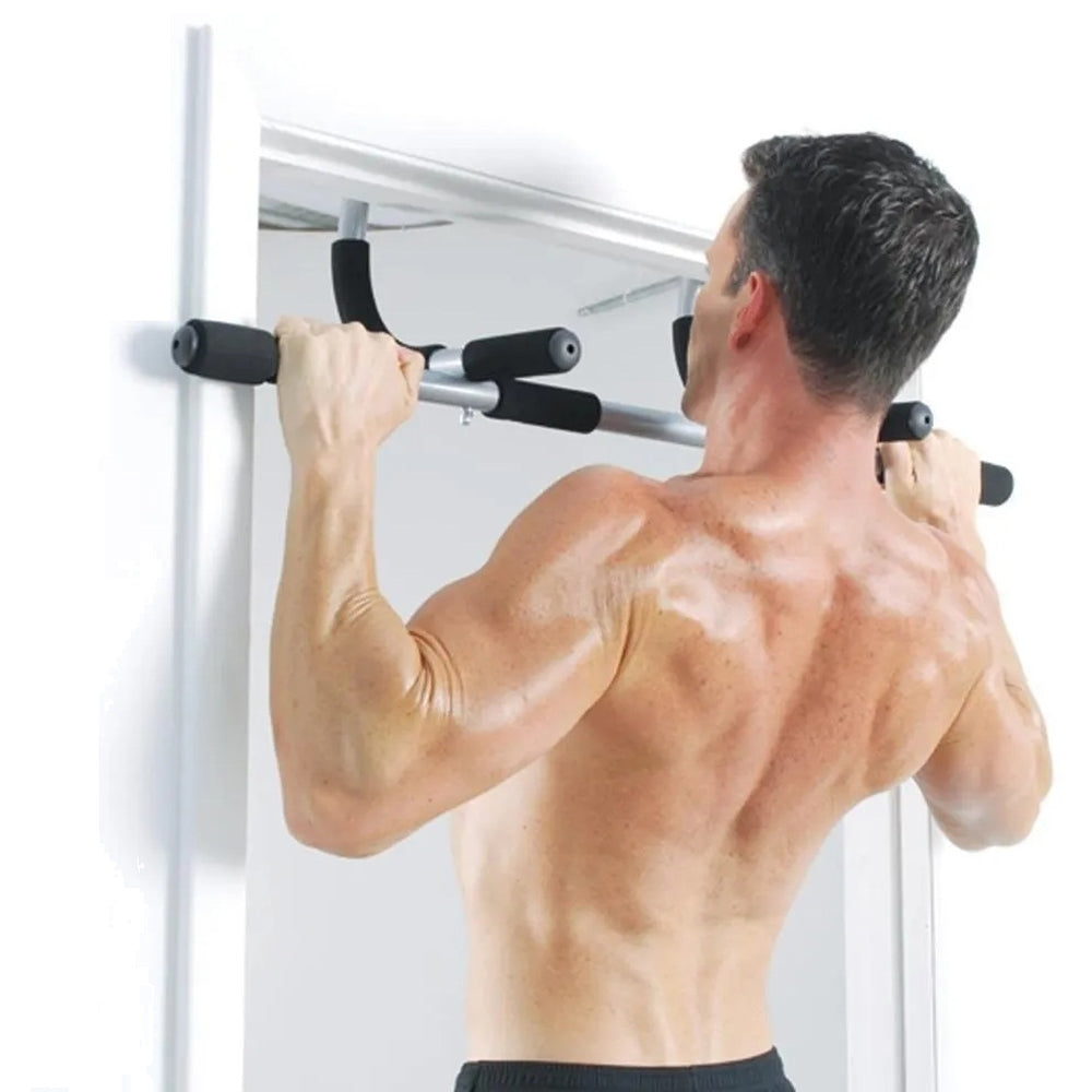 Barra multifuncional para puerta con capacidad para 120 kg