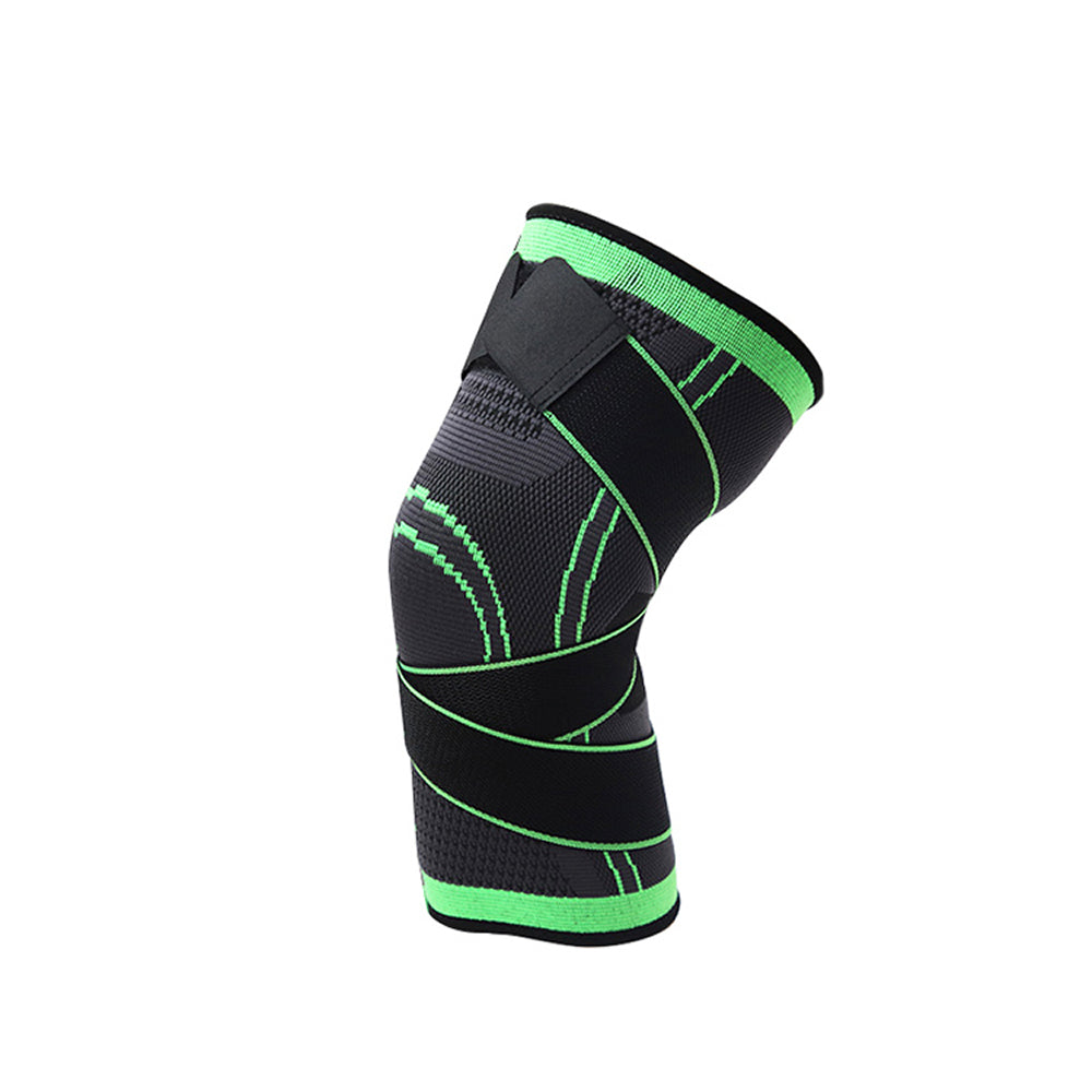 Rodillera elástica y presurizada de compresión para deportes y fitness