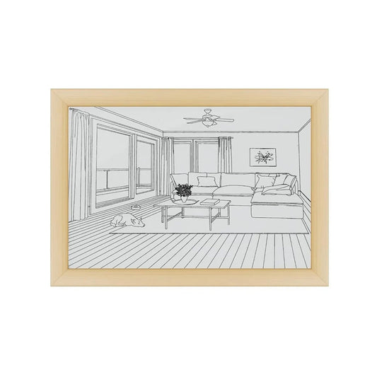 Cuadro de pintura digital de pared con luz LED, con tres iluminaciones, perro tomando el sol