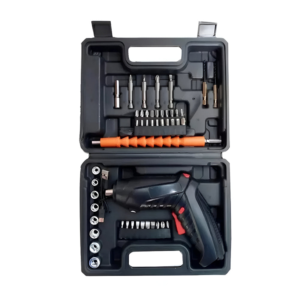 Destornillador eléctrico inalámbrico recargable, multifuncional, USB