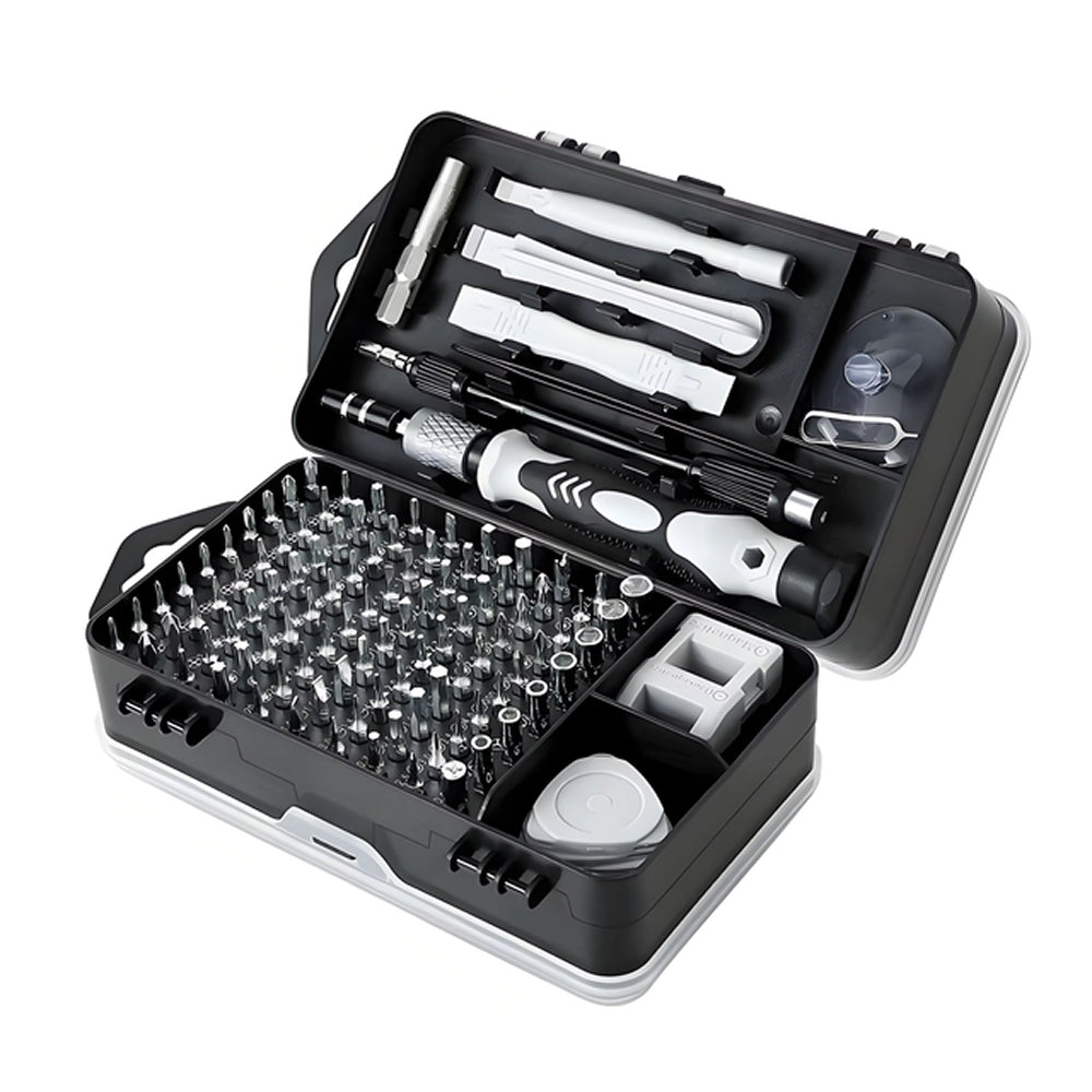 Juego de destornilladores de 115 piezas con caja organizadora