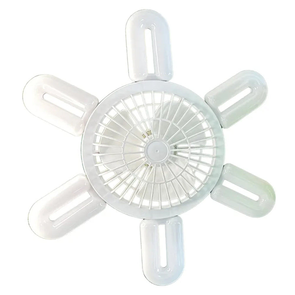 Lámpara de ventilador, luz LED 60W, con control remoto, silencioso, multifuncional