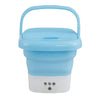Mini lavadora plegable portátil de 3Kg, ligera y fácil de transportar, color azul