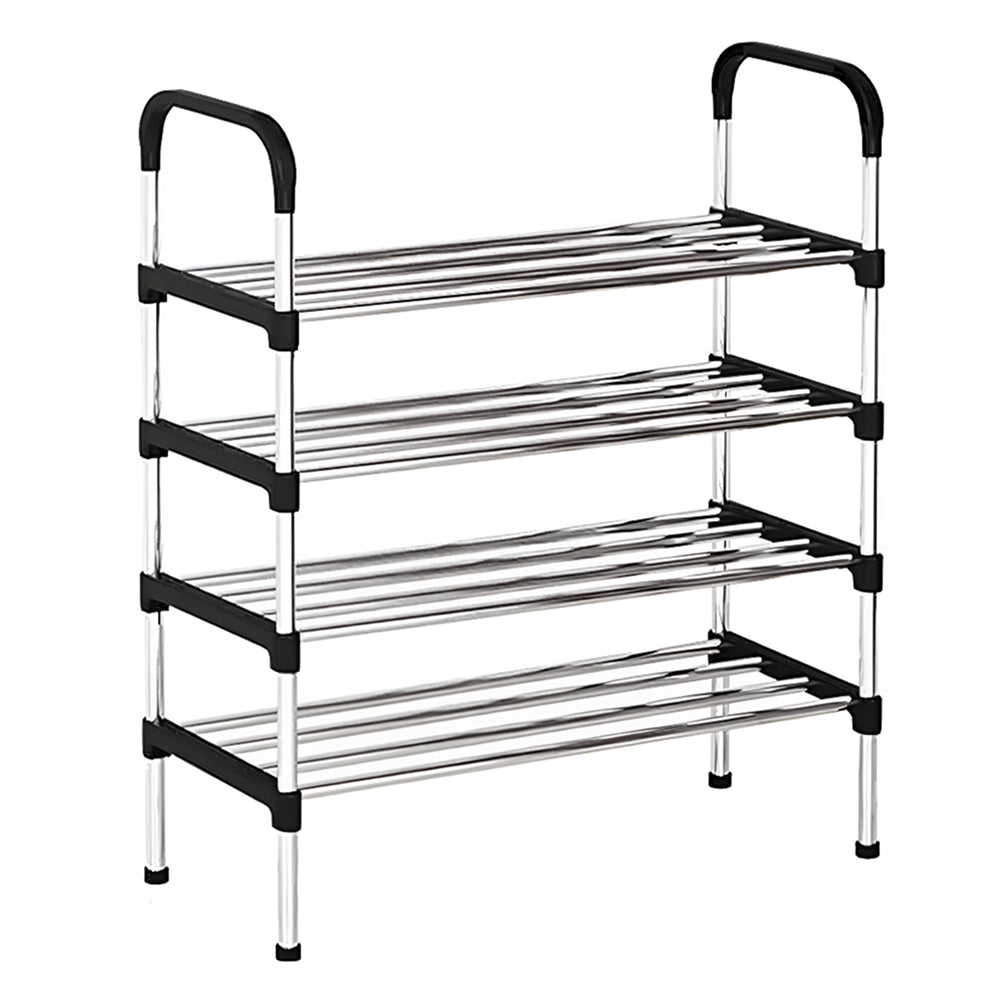 Organizador de zapatos de cuatro niveles para 12 pares, tamaño mediano