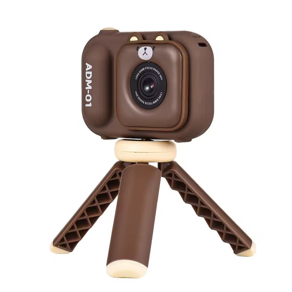 Cámara para niños con trípode, ADM-01, 48 MP, 2.4 pulgadas con lector de tarjetas