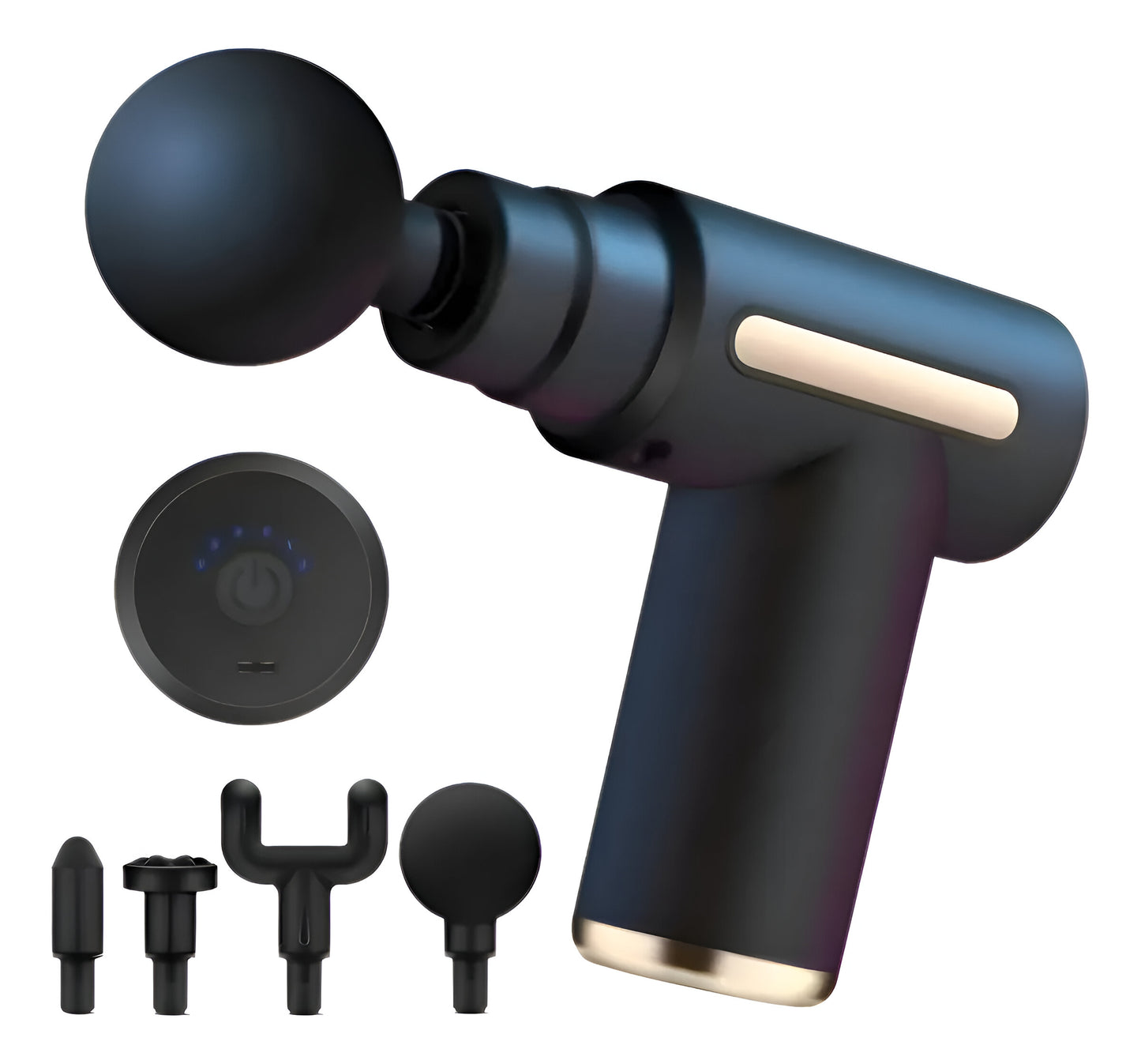 Pistola de Masaje muscular portátil con Batería recargable USB para recuperación y alivio del dolor