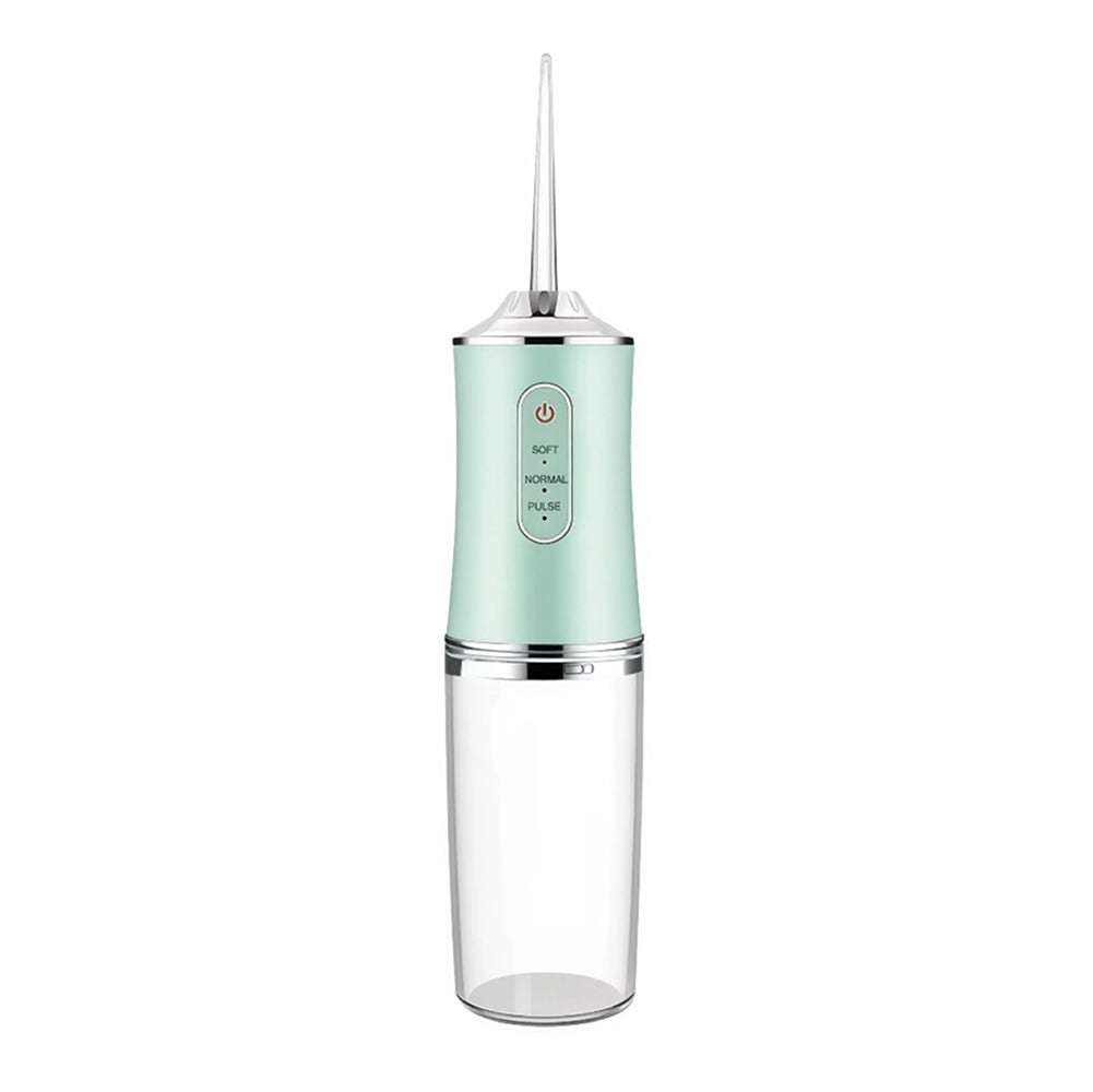 Irrigador bucal recargable portátil, USB, limpiador dental con depósito de agua de 220ml