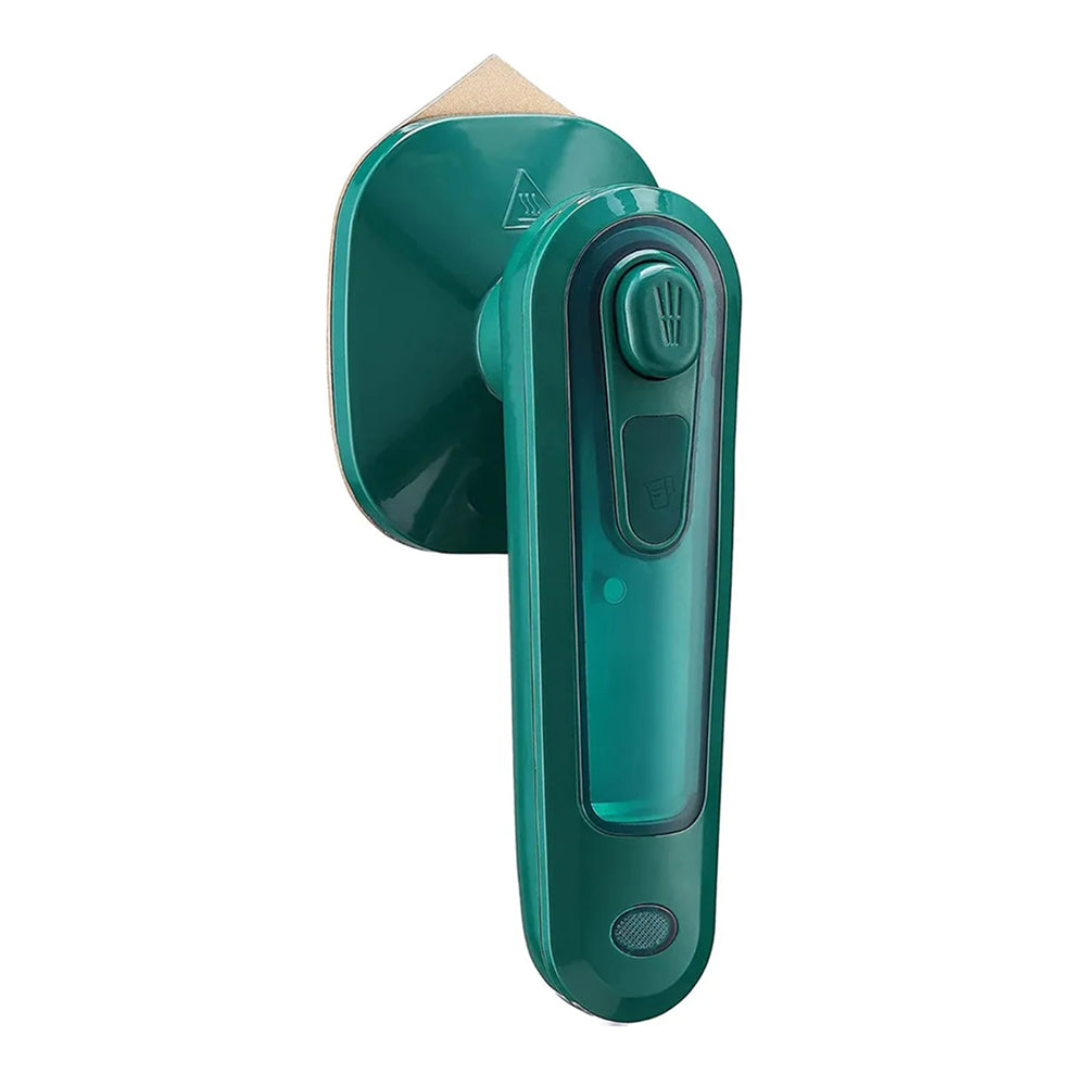 Mini plancha de vapor portátil profesional, con botón de pulverización de agua, color verde