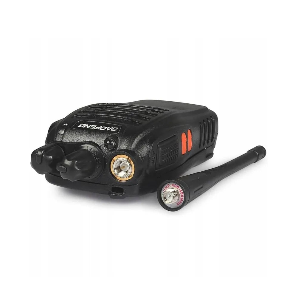 Radio portátil de largo alcance, Baofeng 888S, color negro